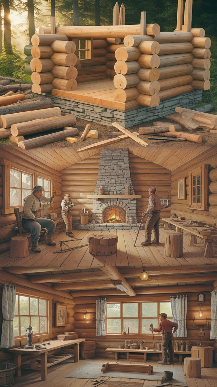 How To Build And Furnish A Log Cabin