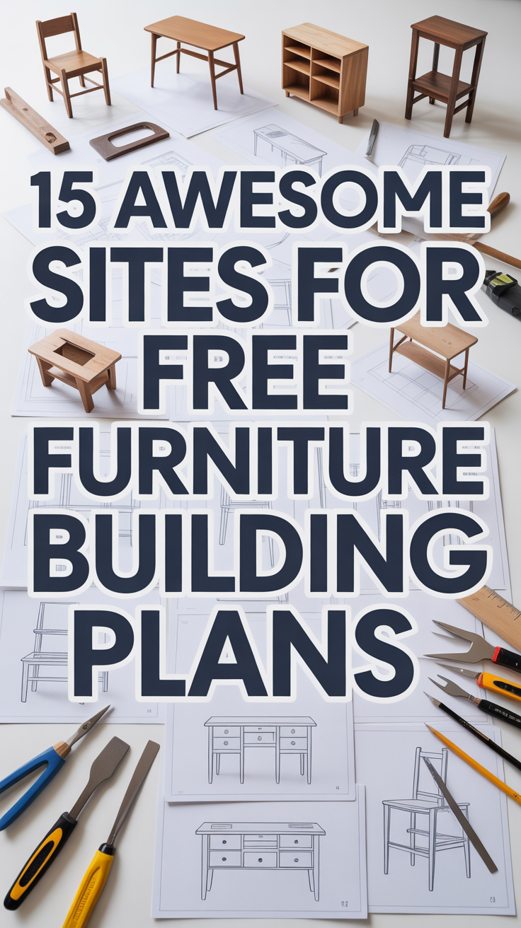 15 Awesome Sites for Free Furniture Building Plans