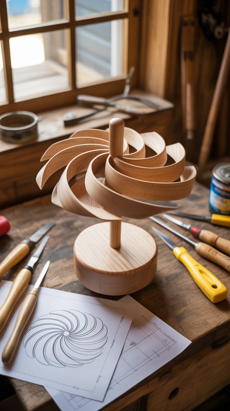 How to Make Wind Spinners: DIY Woodworking Project with Plans