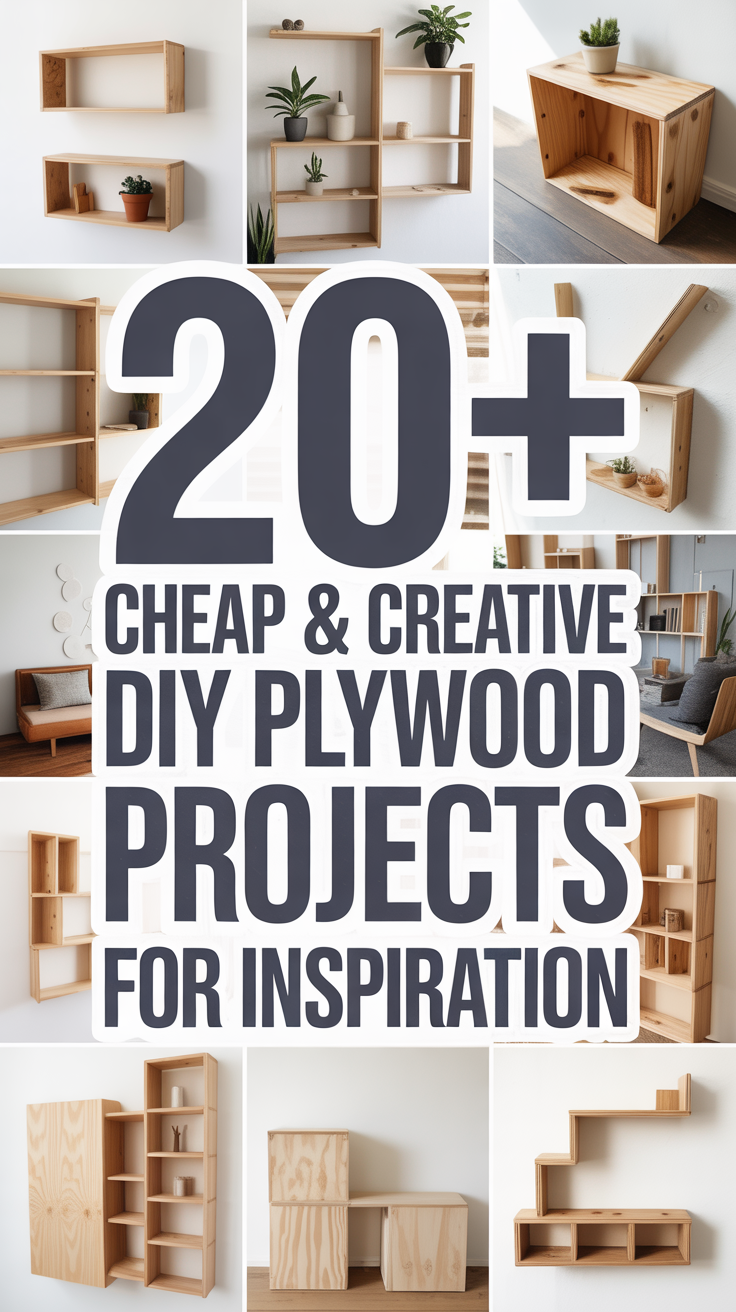 20+ Cheap & Creative DIY Plywood Projects For Inspiration