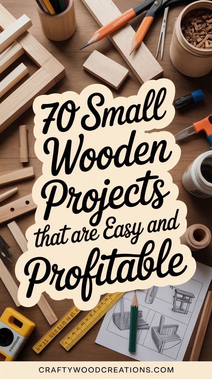 70 Small Wooden Project That Are Easy and Profitable